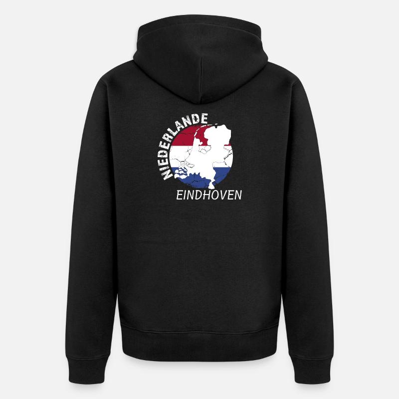 Eindhoven - Veste à capuche bio Premium Unisexe - noir