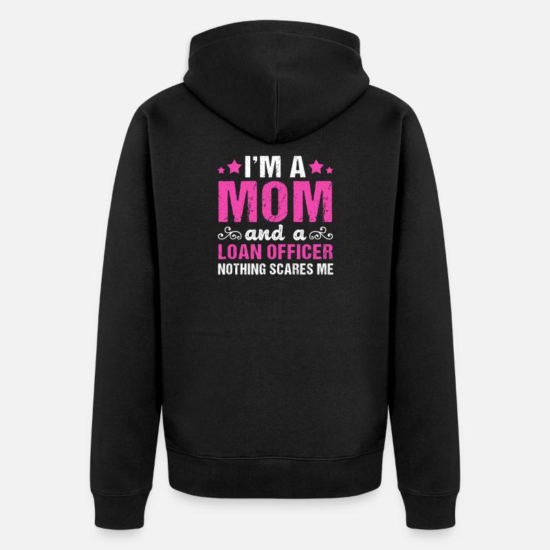 Schulden Eigentumswohnung Hypothek - Unisex Premium Bio Zip Hoodie - Schwarz