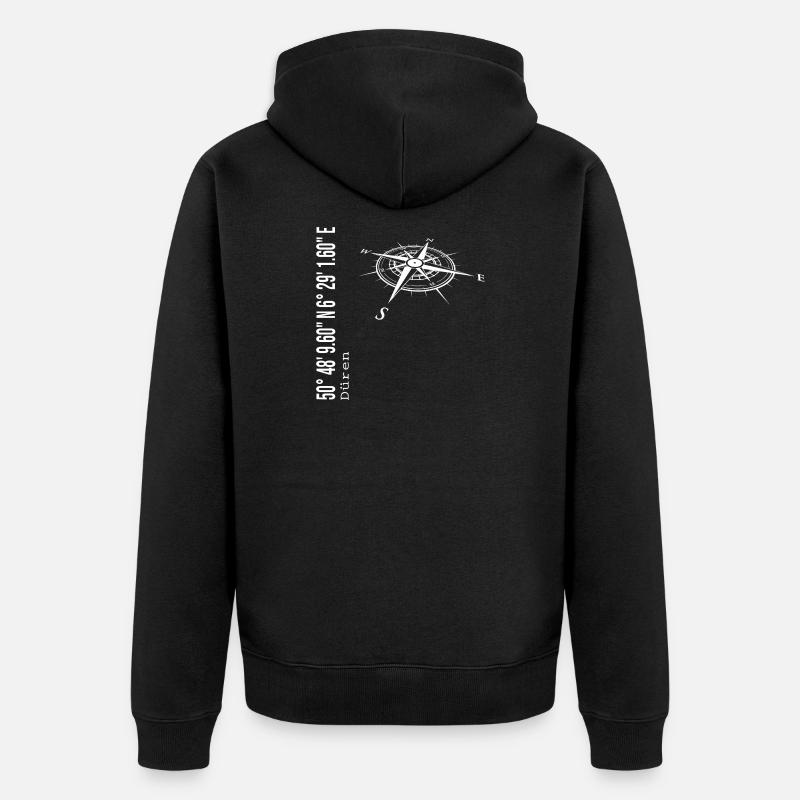 DÜREN - Veste à capuche bio Premium Unisexe - noir