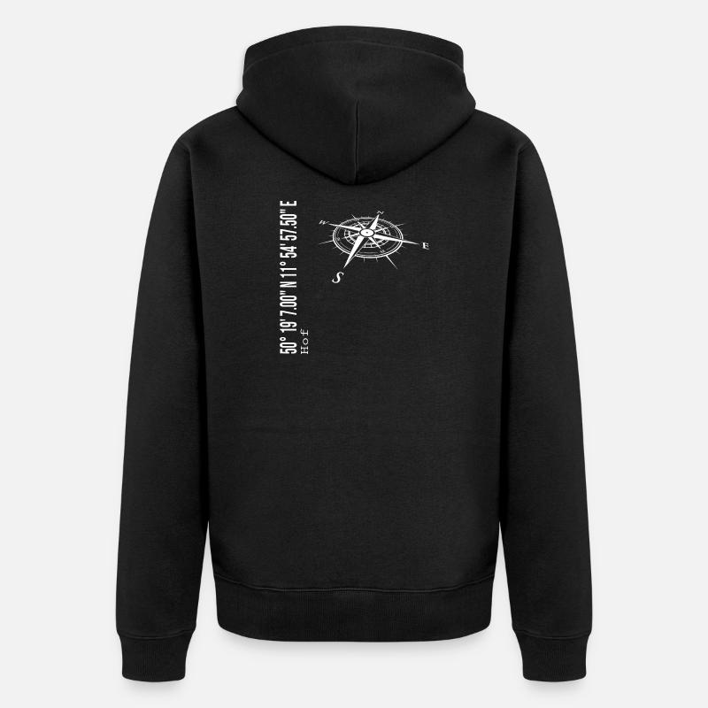 Yard - Veste à capuche bio Premium Unisexe - noir