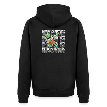 Casse-noisette de Noël - Veste à capuche bio Premium Unisexe - noir - Dos - Nico (187cm)