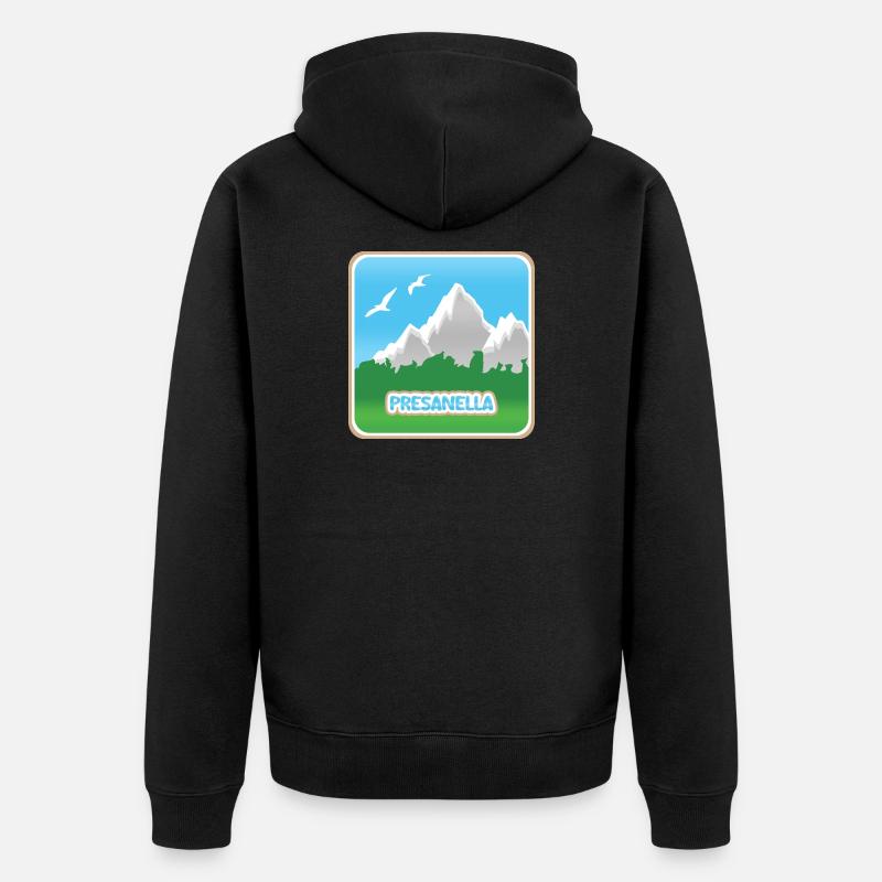 PRESANELLA - Veste à capuche bio Premium Unisexe - noir