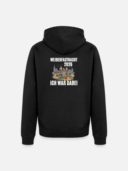 Weiberfastnacht 2026 - Unisex Premium Organic Zip Hoodie - black