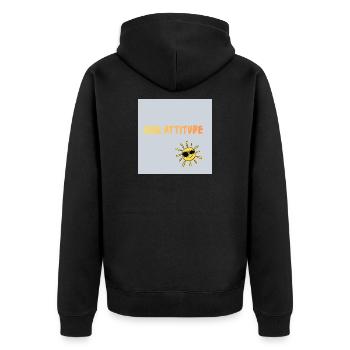 Stay cool  - Veste à capuche bio Premium Unisexe - noir - Dos - Nico (187cm)