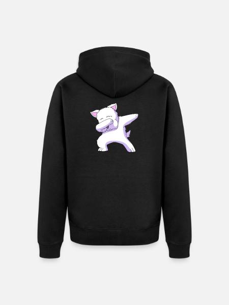 West Highland Terrier - Unisex Premium Bio Zip Hoodie - Schwarz