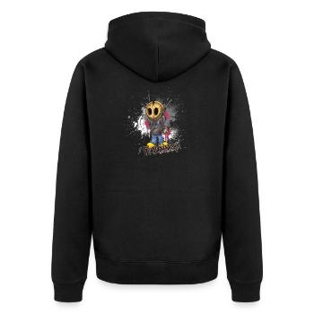 Totenknopf can assassin - Veste à capuche bio Premium Unisexe - noir - Dos - Nico (187cm)