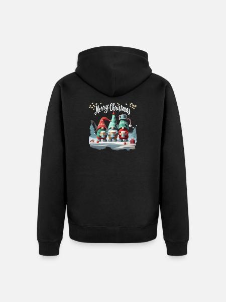 JOYEUX NOËL - Veste à capuche bio Premium Unisexe - noir