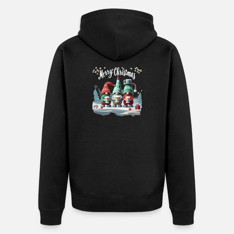 JOYEUX NOËL - Veste à capuche bio Premium Unisexe - noir