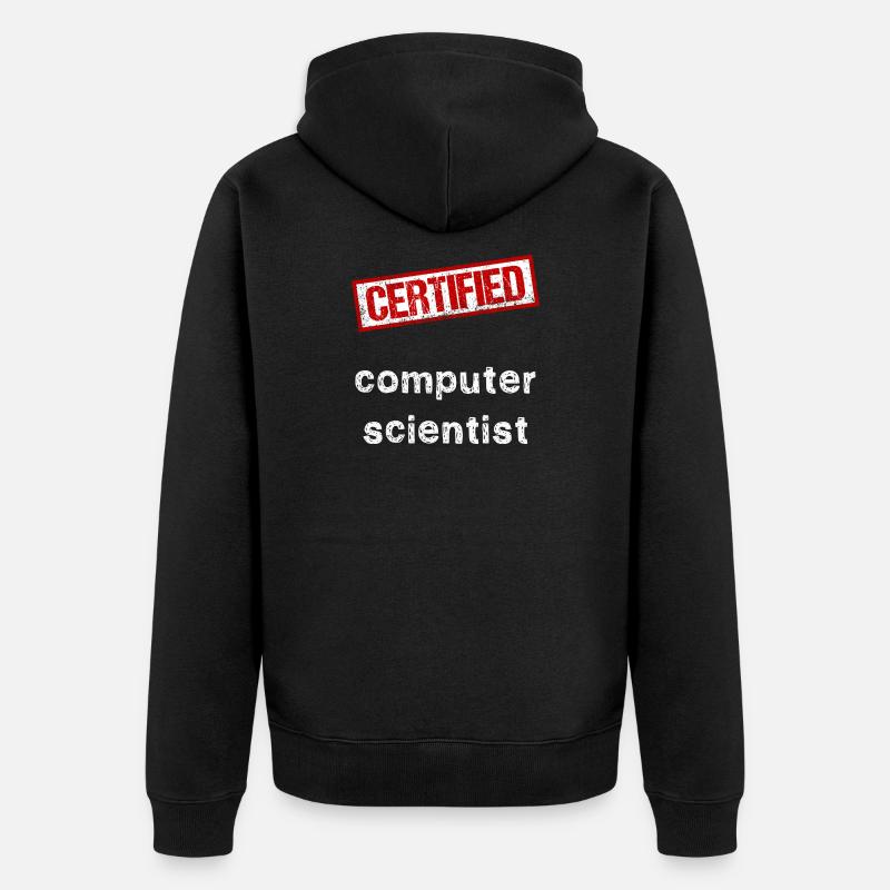Informaticien - Veste à capuche bio Premium Unisexe - noir
