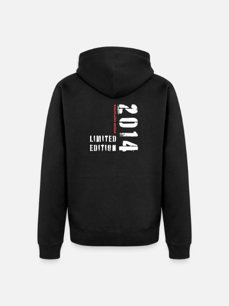 Limited Edition 2014 Single Copy - Unisex Premium Organic Zip Hoodie - black