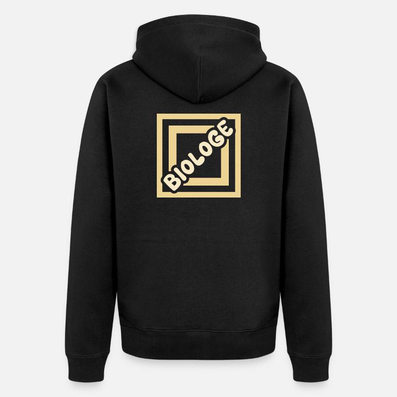 Biologiste comme métier - Veste à capuche bio Premium Unisexe - noir