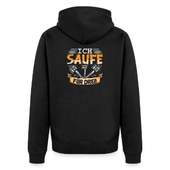 Auto Tuner Tuning Kfz Werkstatt Mechaniker Spruch - Veste à capuche bio Premium Unisexe - noir - Dos - Nico (187cm)