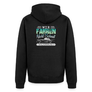 Auto Tuner Tuning Kfz Werkstatt Mechaniker Spruch - Veste à capuche bio Premium Unisexe - noir - Dos - Nico (187cm)