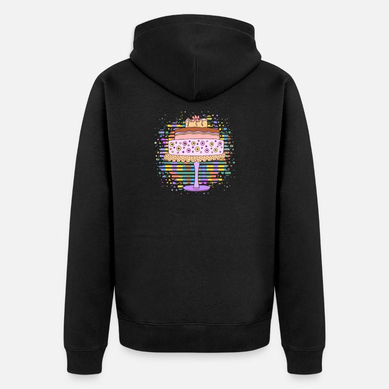 Gâteau - Veste à capuche bio Premium Unisexe - noir