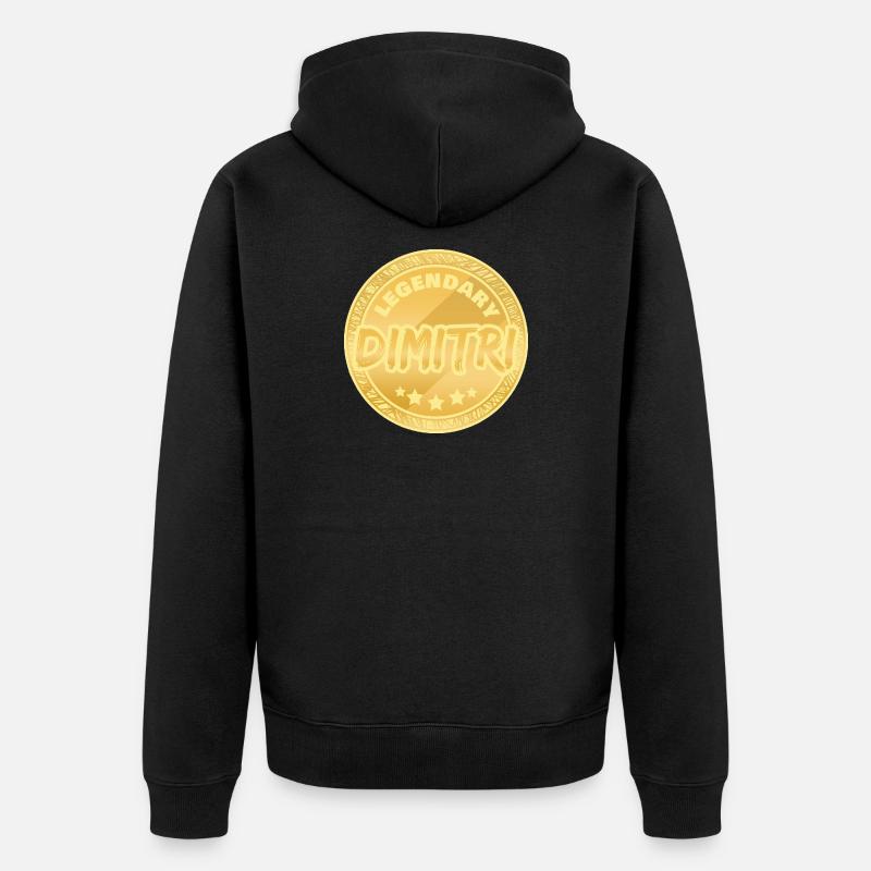 Dimitri - Veste à capuche bio Premium Unisexe - noir