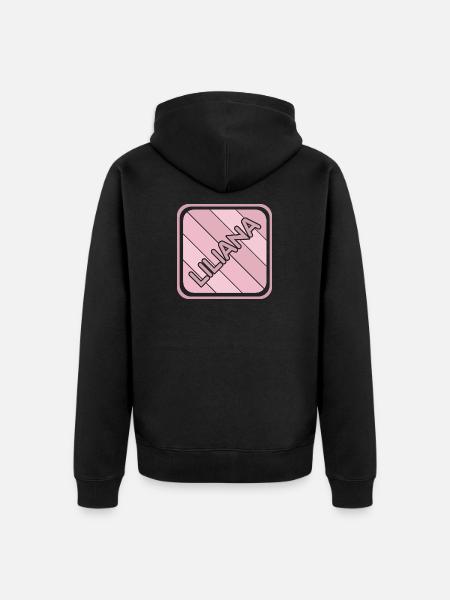 Gift for Liliana - Unisex Premium Organic Zip Hoodie - black
