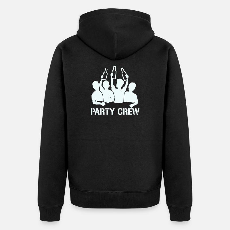 Équipe de la Bottle Raise Party - Veste à capuche bio Premium Unisexe - noir