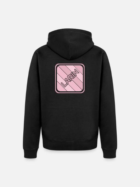 Larin as a daughter - Unisex Premium Organic Zip Hoodie - black