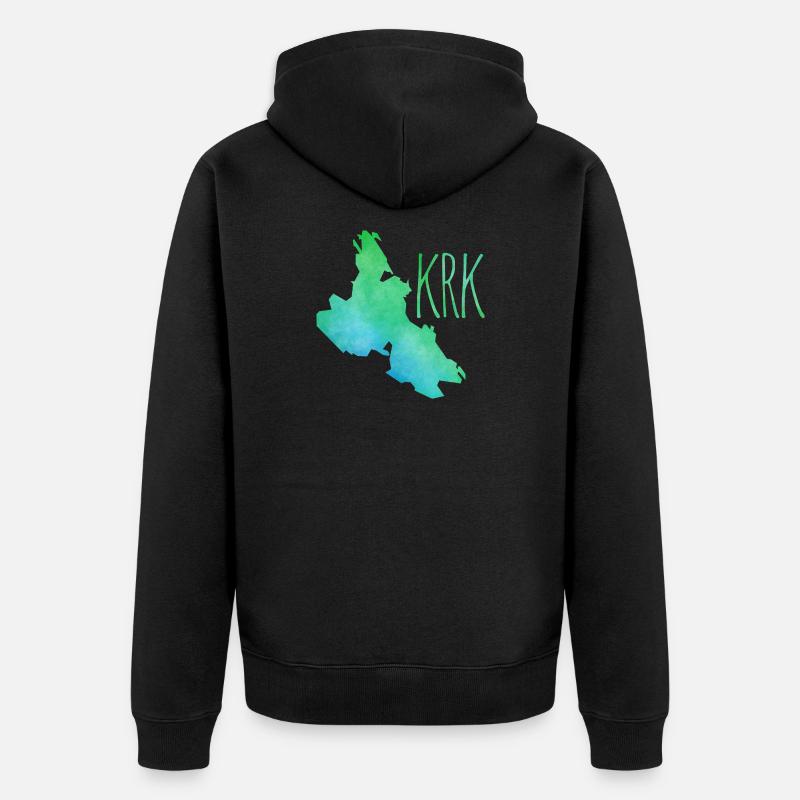 Krk - Veste à capuche bio Premium Unisexe - noir