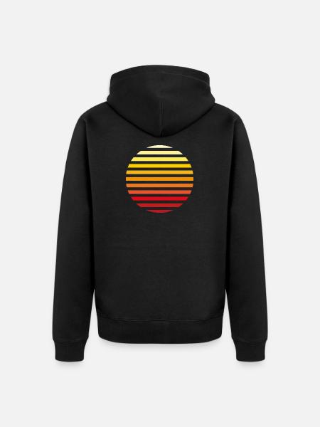 6061912 127615935 Sunrise - Unisex Premium Organic Zip Hoodie - black