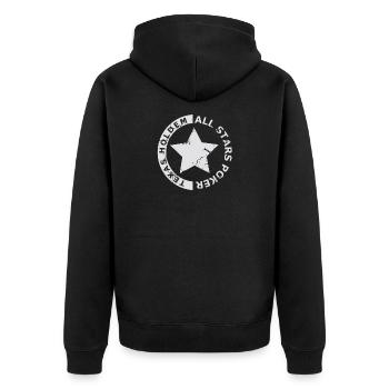 Étoile Texas Hold'em All Stars - Veste à capuche bio Premium Unisexe - noir - Dos - Nico (187cm)