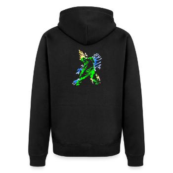 Dance - Veste à capuche bio Premium Unisexe - noir - Dos - Nico (187cm)