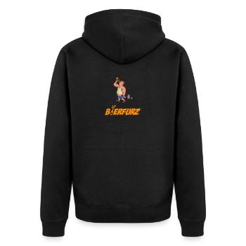Bierfurz - Veste à capuche bio Premium Unisexe - noir - Dos - Nico (187cm)