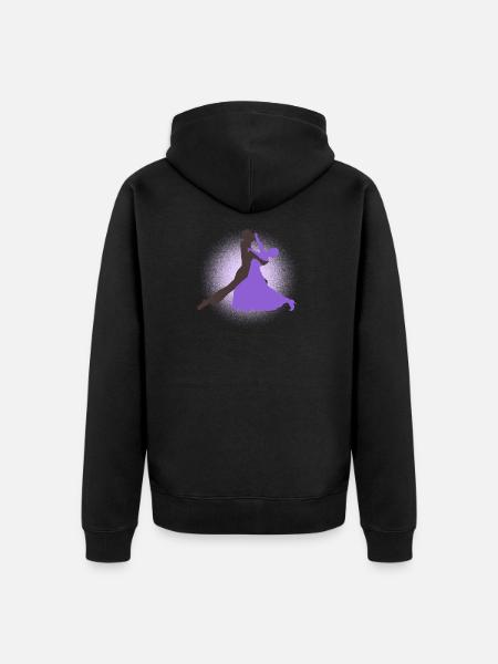 danse - Veste à capuche bio Premium Unisexe - noir