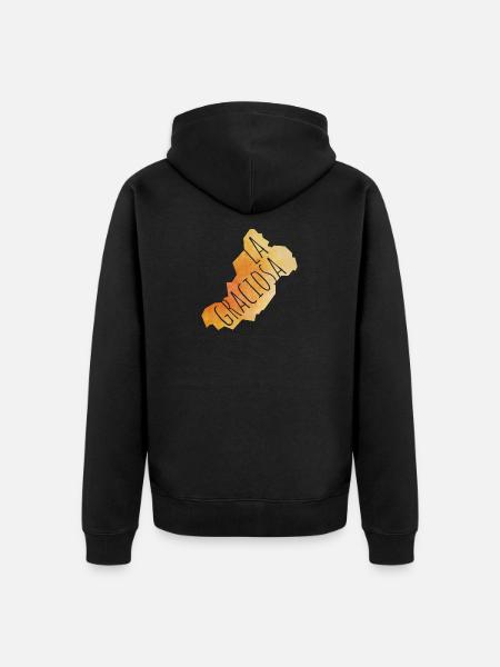 La Graciosa - Unisex Premium Bio Zip Hoodie - Schwarz