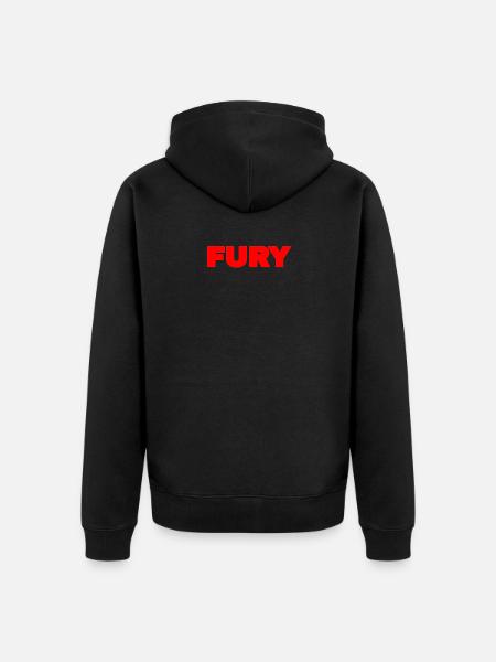 Fury - Unisex Premium Organic Zip Hoodie - black