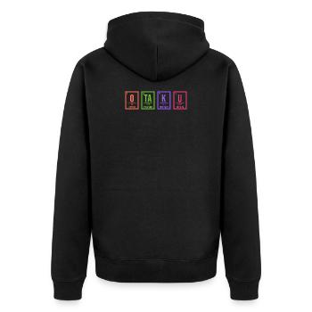Otaku Pop Culture Manga Anime Kanji Disant Japonais - Veste à capuche bio Premium Unisexe - noir - Dos - Nico (187cm)