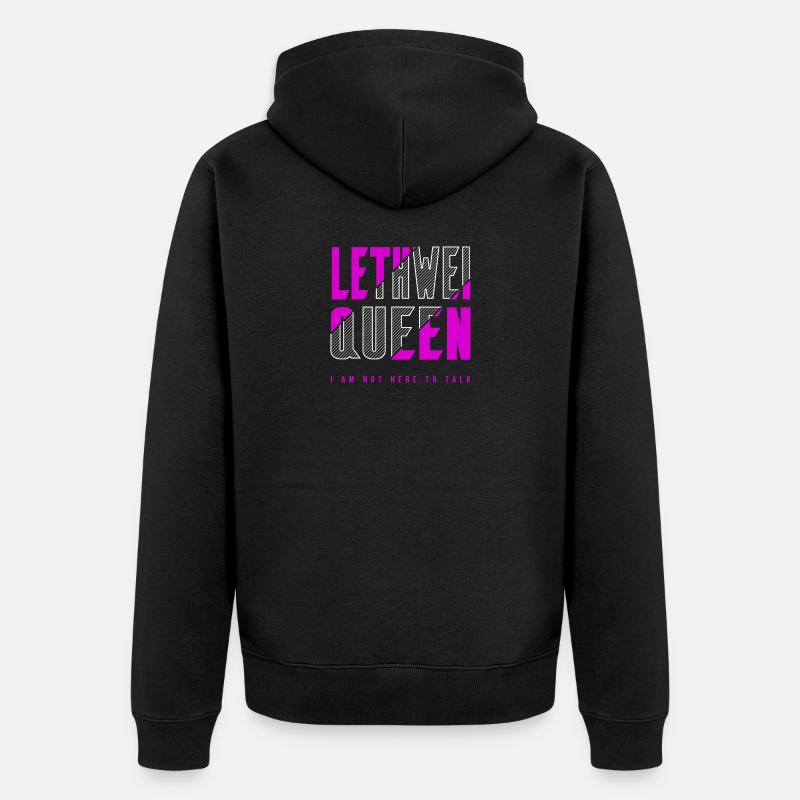 Reine Lethwei - Veste à capuche bio Premium Unisexe - noir