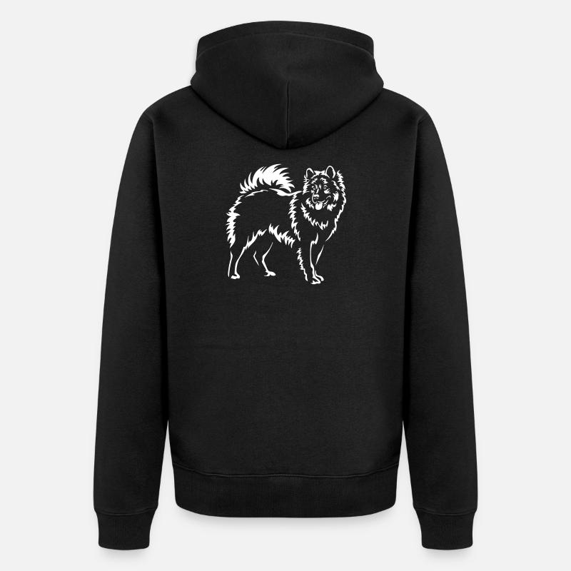 Eurasier « Black Edition » - Veste à capuche bio Premium Unisexe - noir