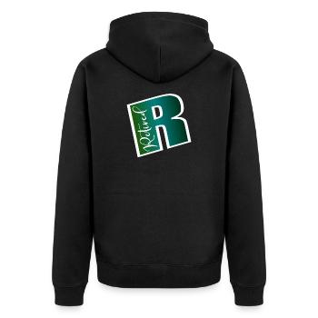 ADIEU EMPLOI - RETRAITE RETRAITE - Veste à capuche bio Premium Unisexe - noir - Dos - Nico (187cm)