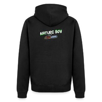 Tronçonneuse Statement Lumberjack Bois de travail du bois - Veste à capuche bio Premium Unisexe - noir - Dos - Nico (187cm)