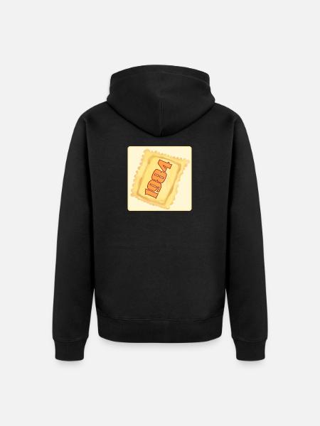 42E ANNIVERSAIRE 1984 RAVIOLI - Veste à capuche bio Premium Unisexe - noir