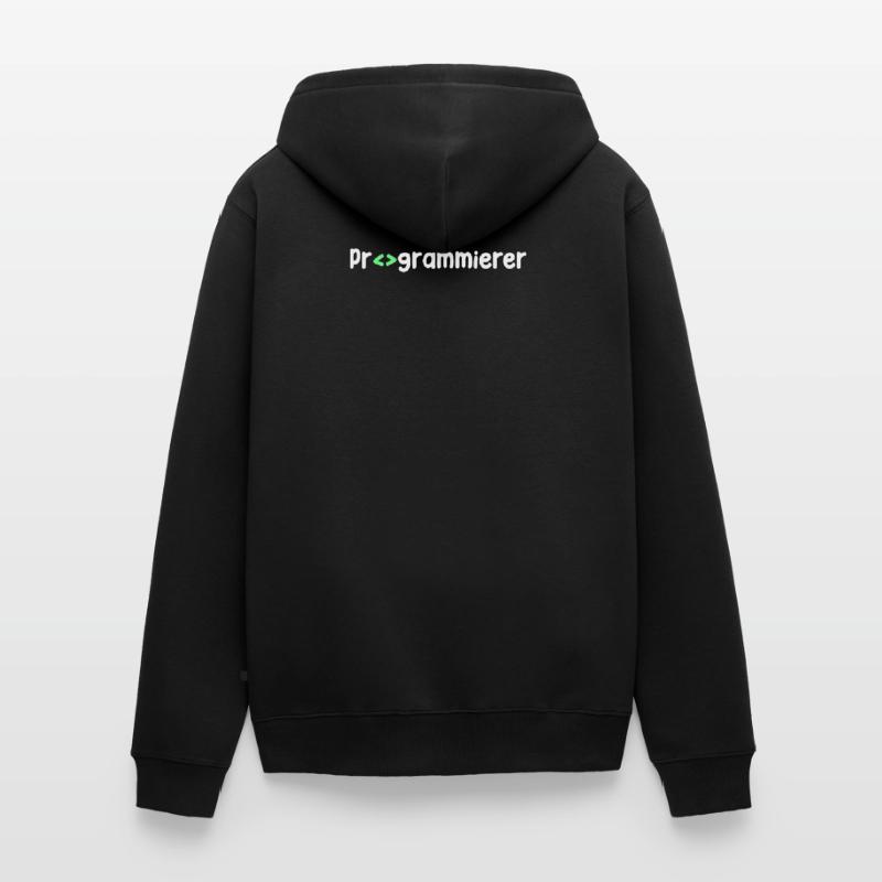 Programmeur, Geek, Script, Code, Nerd Veste à capuche bio Premium Unisexe