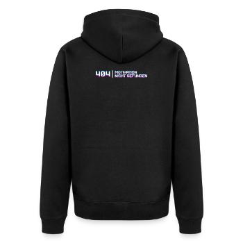 Déclaration du développeur Coden Scripting Debug - Veste à capuche bio Premium Unisexe - noir - Dos - Nico (187cm)