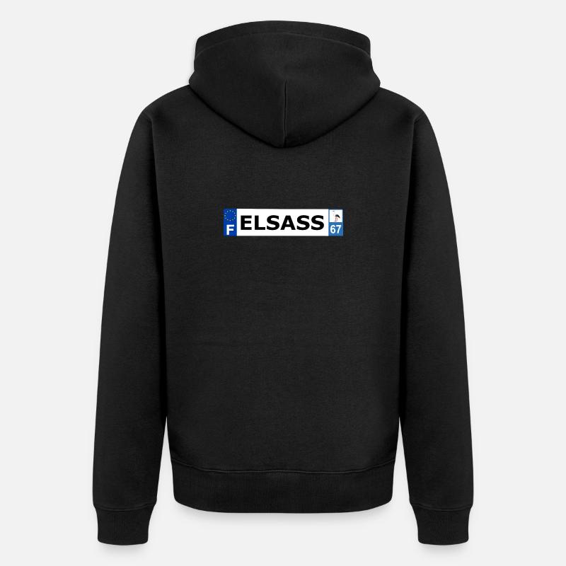 Elsass - Veste à capuche bio Premium Unisexe - noir