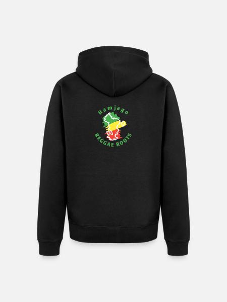 Mayotte_54 - Veste à capuche bio Premium Unisexe - noir