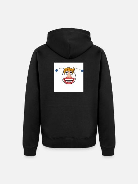 Le drôle de gars - Veste à capuche bio Premium Unisexe - noir