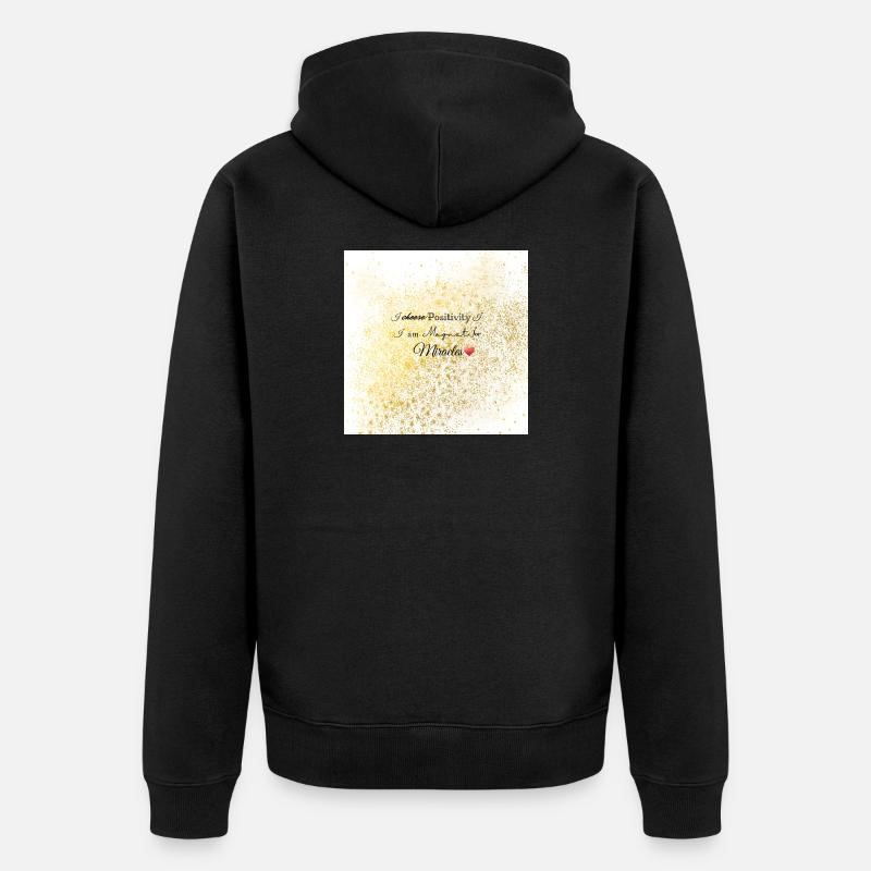 Vous êtes un aimant ! - Veste à capuche bio Premium Unisexe - noir