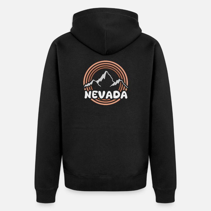 Cadeau pour le Nevada - Veste à capuche bio Premium Unisexe - noir