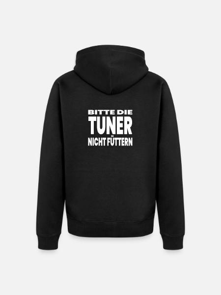 Tuner - Unisex Premium Bio Zip Hoodie - Schwarz