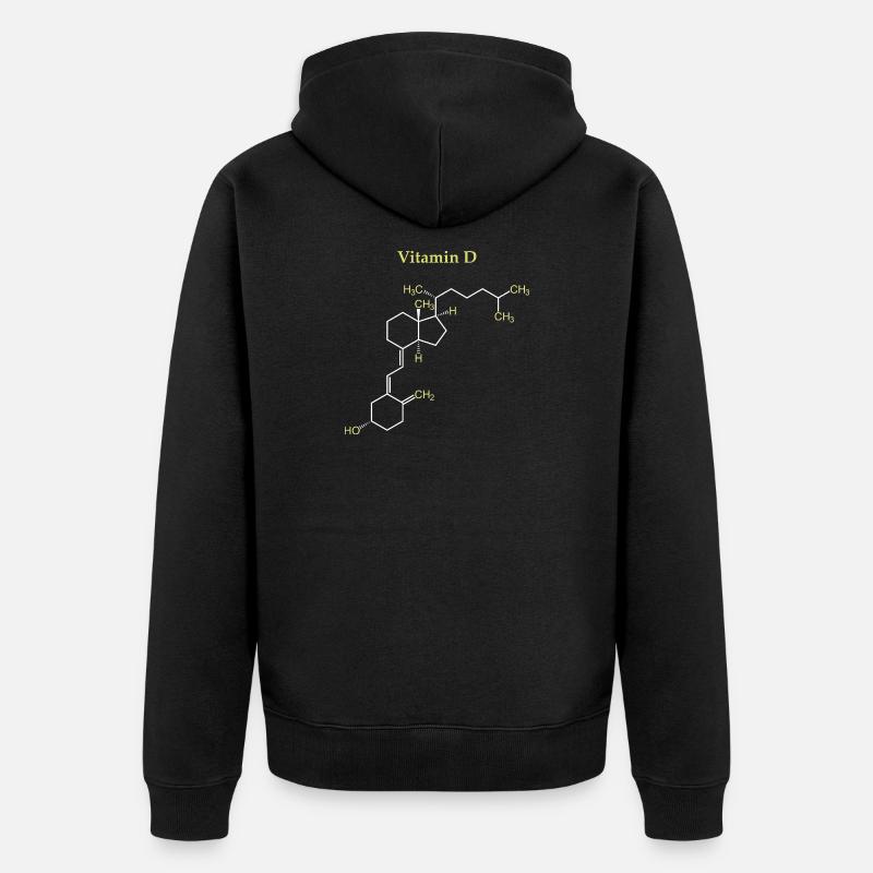 Structure Vitamine D - Veste à capuche bio Premium Unisexe - noir