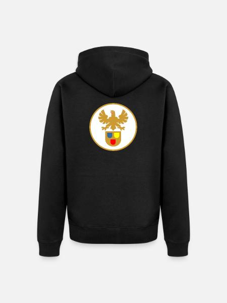 51177_Maler_und_Lackierer, guild sign - Unisex Premium Organic Zip Hoodie - black