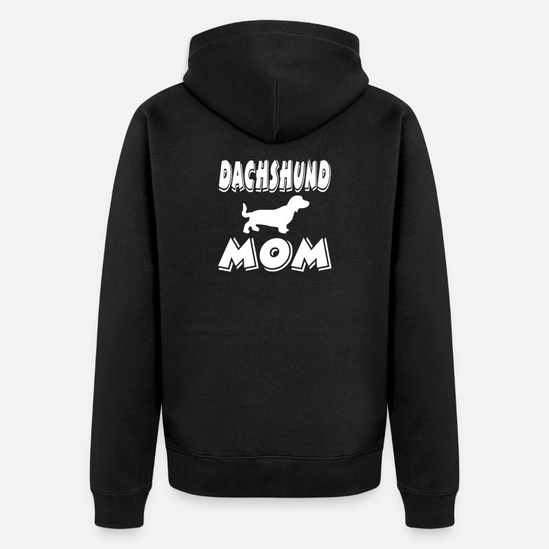 Teckel - Veste à capuche bio Premium Unisexe - noir