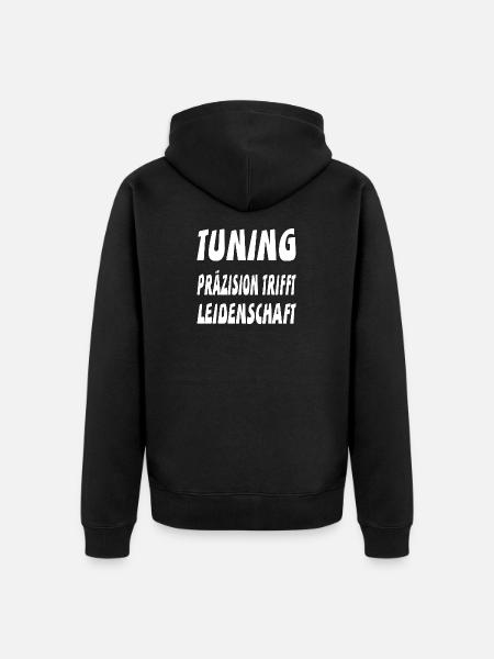 Tuning - Unisex Premium Bio Zip Hoodie - Schwarz