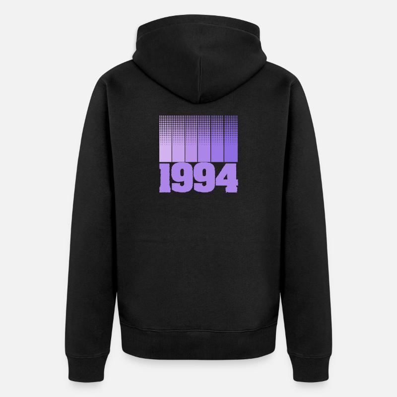 Né en 1994 - Veste à capuche bio Premium Unisexe - noir