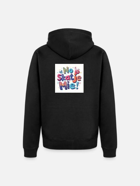 No Skate Me! - Unisex Premium Organic Zip Hoodie - black